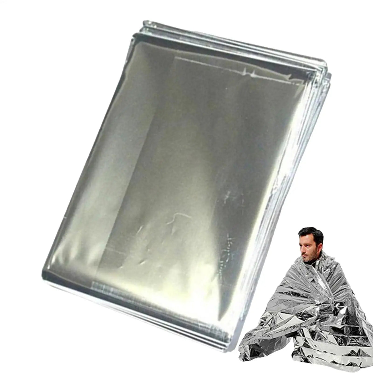 Emergency Thermal Foil Blanket | Windproof Waterproof Survival Emergency Survival Blanket QXL