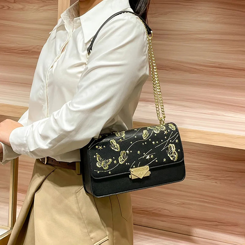 Luxury Leather Diaper Bag | Large Crossbody Tote for Women Diaper Bag Tote QXL
