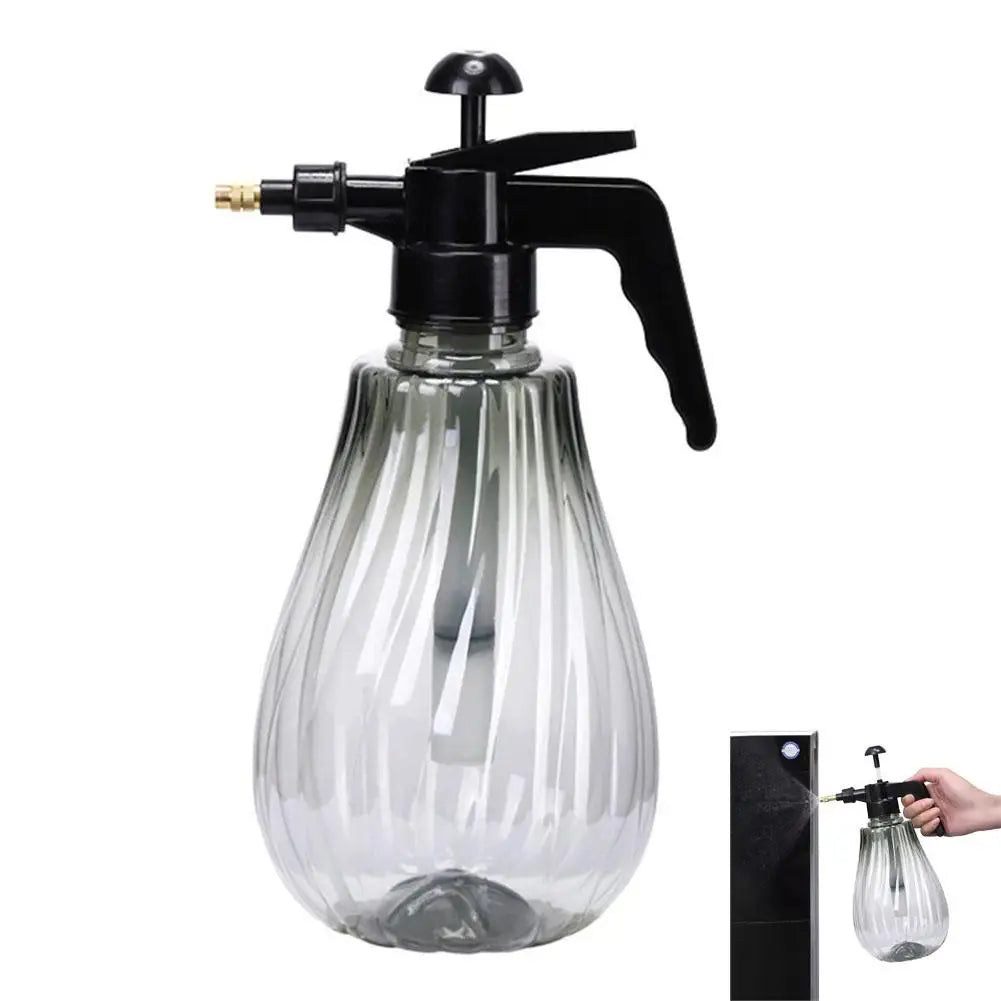 1.5L Pressure Spray Bottle | Adjustable Nozzle Mist Sprayer Pressure Spray Bottle QXL Gray