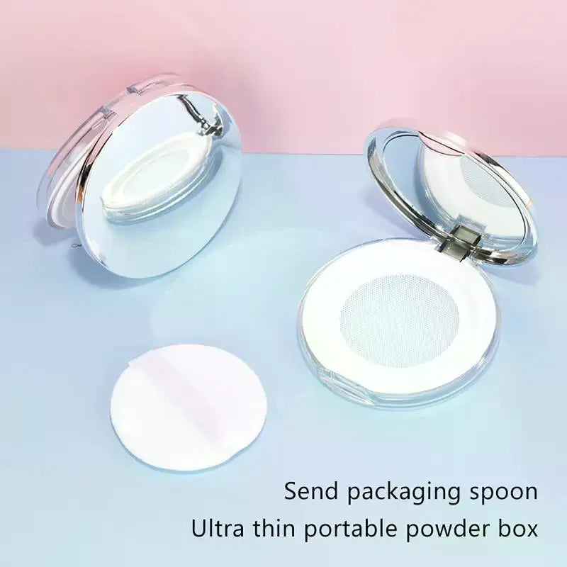 3g Travel Loose Powder Sifter Jar with Mirror | Refillable Powder Sifter Jar QXL