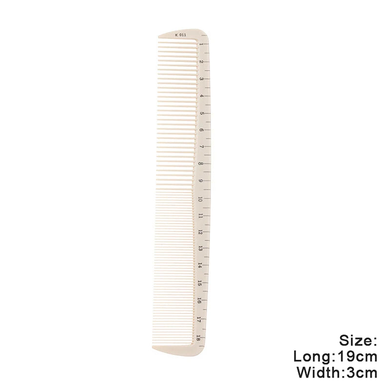 Professional Barber Comb with Laser Ruler | Salon Hair Cutting Barber Styling Comb QXL A11