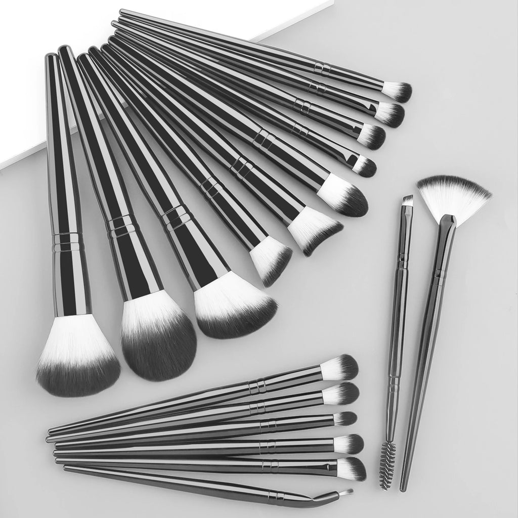 Ronshadow 18-Pc Makeup Brush Kit | Brushes, Blenders & Bowl Makeup Brush Kit QXL