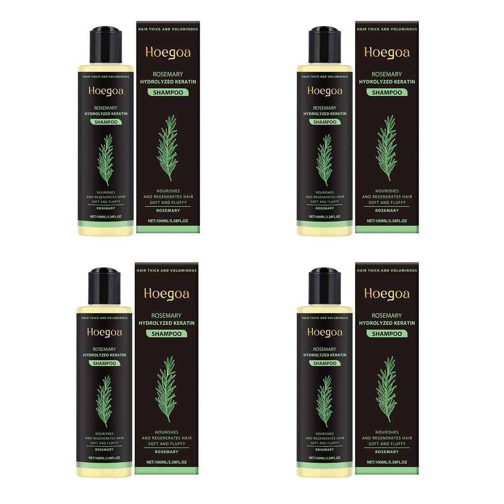 HOEGOA Rosemary Mint Shampoo – Volumizing & Thickening Volumizing Shampoo QXL 4pcs