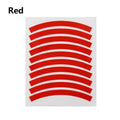 Prismatic Reflective Tape – 10pcs Night Riding Bike Safety Bicycle Reflective Tape QXL Red