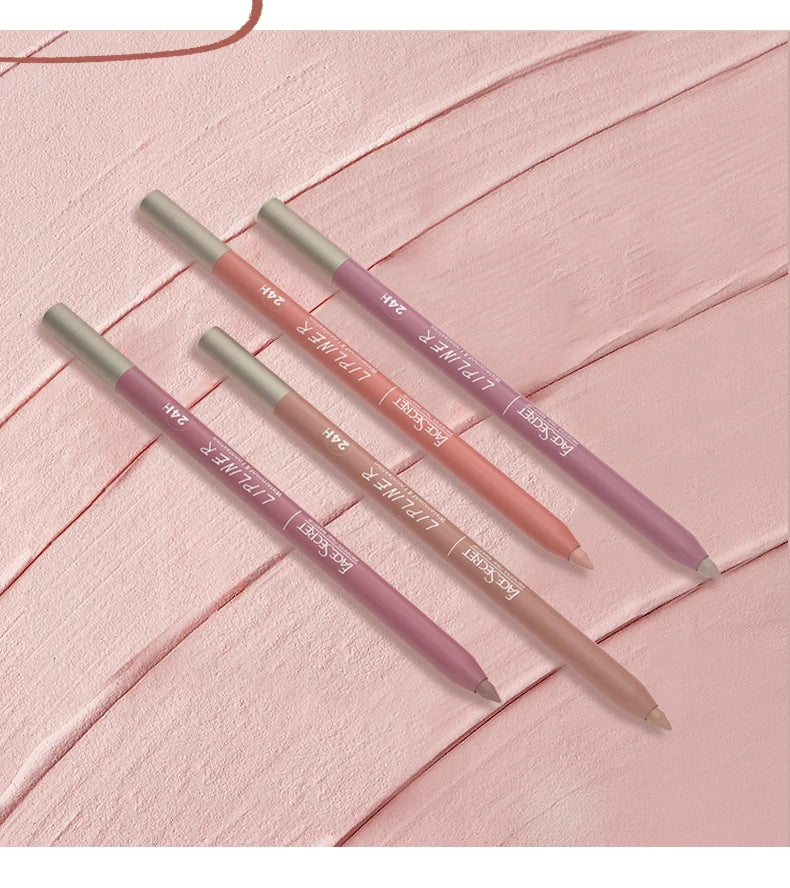 12-Color Waterproof Velvet Matte Lip Liner Pencil Set Lip Liner Pencil QXL