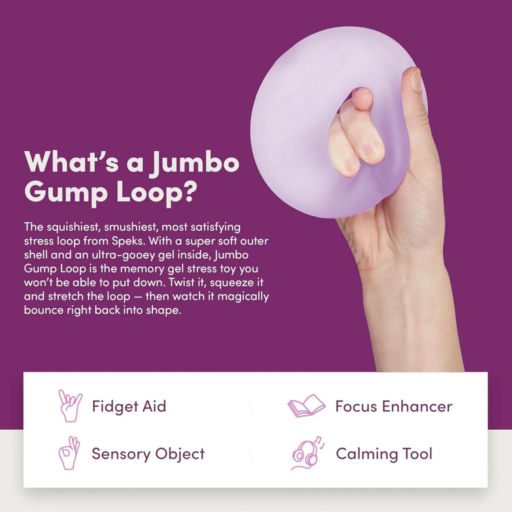 Jumbo Loop Gel-Filled Fidget Stress Ball | Squishy Sensory Toy Fidget Stress Ball QXL