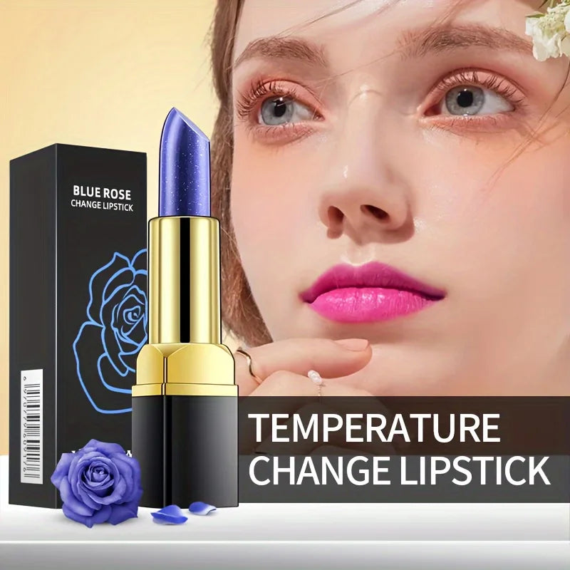Color-Changing Lipstick | Blue to Red Magic Lip Balm Color-Changing Lipstick QXL