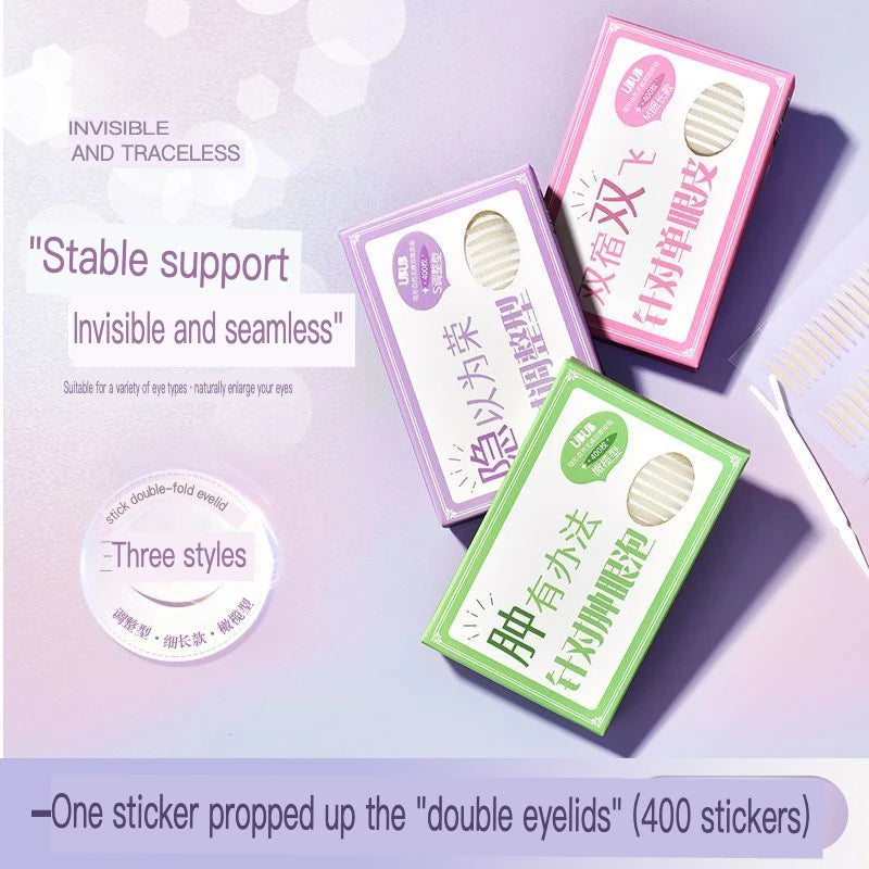 Invisible Double Eyelid Tape | Matte Olive Skin Tone Patches Eyelid Tape QXL