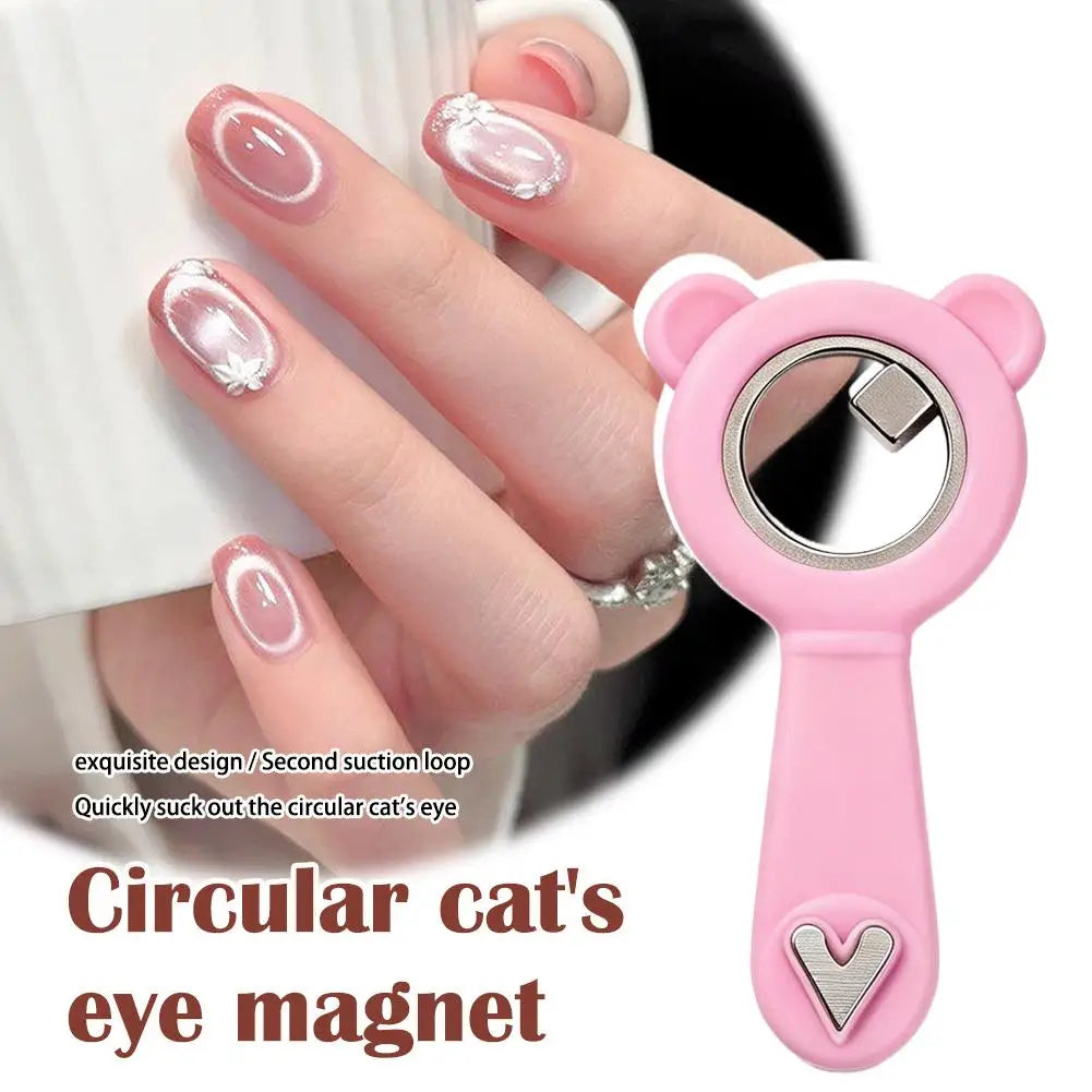 Cat Eye Ring Magnet Wand for Gel Nail Art | 1–2 Pcs Nail Art Magnet QXL
