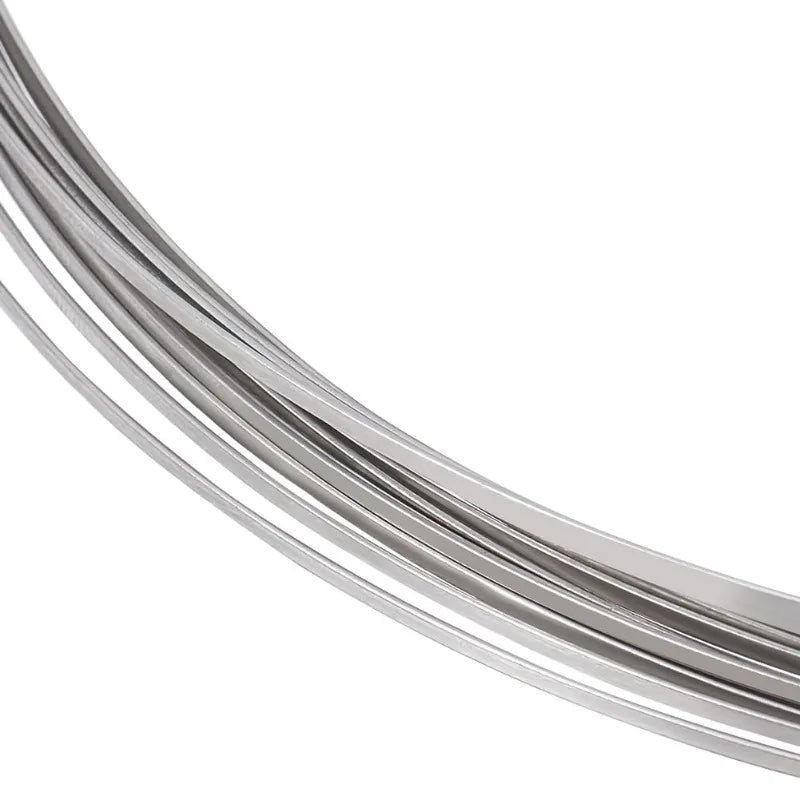 25 Gauge Stainless Steel Flat Craft Wire 1.6mm – 23 Ft Roll Craft Wire QXL