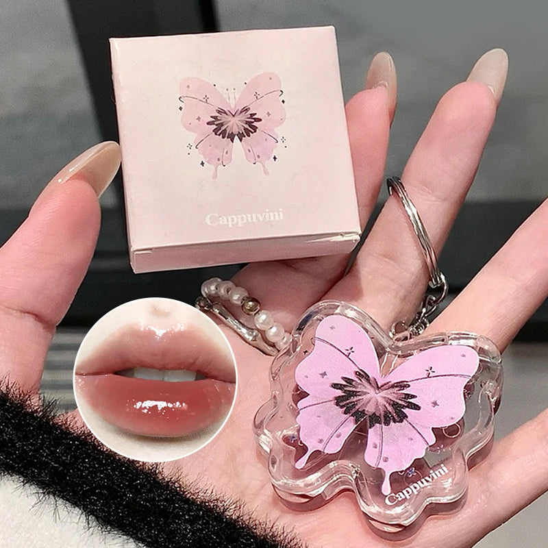Cappuvini Butterfly Solid Lip Gloss | Mirror Finish & Hydrating Solid Lip Gloss QXL