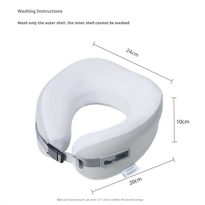Memory Foam Travel Neck Pillow | Airplane, Car & Office Travel Neck Pillow QXL