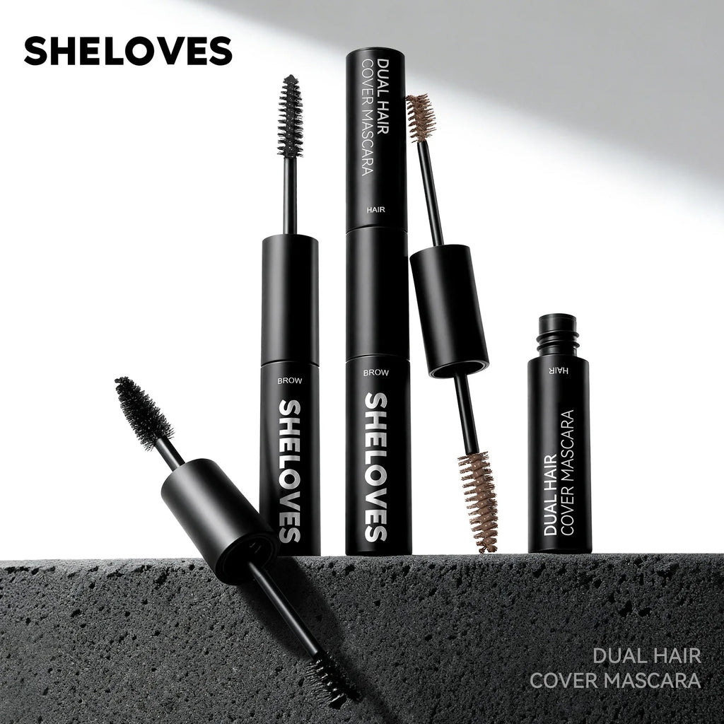 2-in-1 Hairline Pencil & Grey Hair Coverage Pen | Waterproof Hair Colour Pen QXL