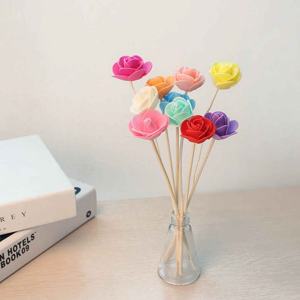 20-Pack Flower Aroma Diffuser Sticks | Home & Office Decor Reed Diffuser Sticks QXL