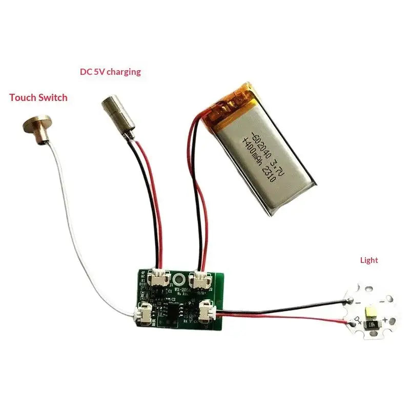 4-Pack LED Touch Switch Module 5V 2A | PCB Light Controller LED Touch Switch Module QXL