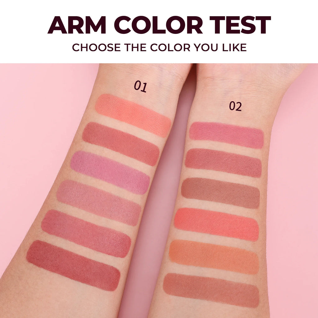 Handaiyan Matte Blush Palette – Contour, Highlight & Brighten Powder Blush Palette QXL