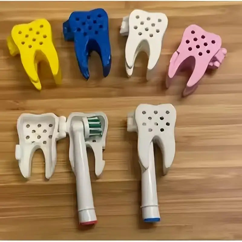 2-Pack Electric Toothbrush Head Travel Cases – Ventilated Cover Toothbrush Head Case QXL