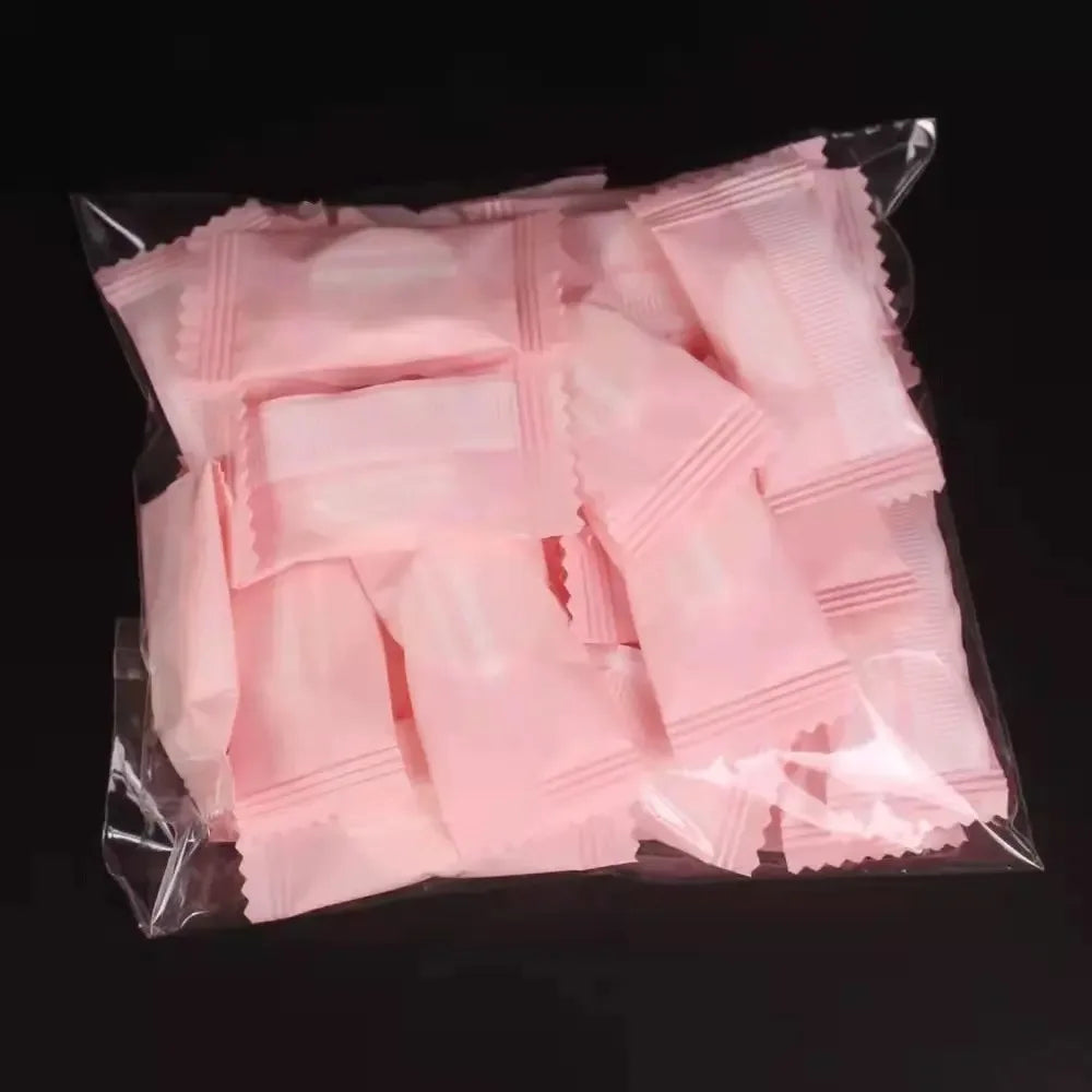 50-Pack Compressed Disposable Cotton Towels | Travel & Sensitive Skin Disposable Cleansing Towels QXL M8 50pcs opp bag