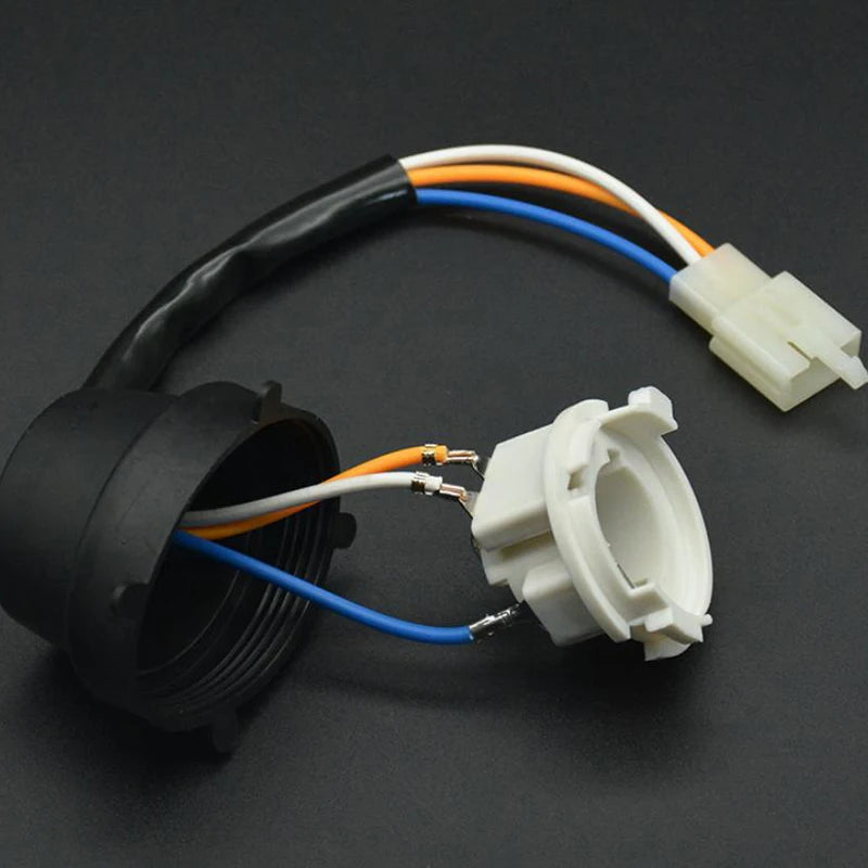 BA20D Headlight Bulb Socket Adapter for REX RS 400 450 500 Headlight Socket Adapter QXL