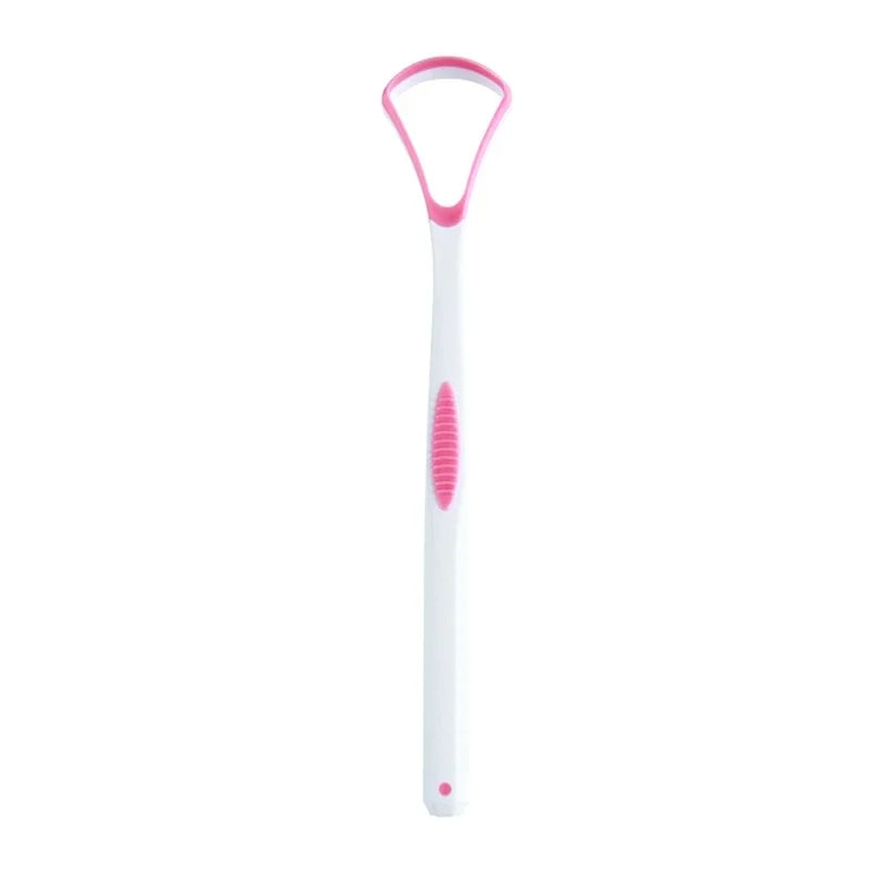 Tongue Scraper & Brush for Adults & Kids | Fresh Breath Tool Tongue Scraper QXL Pink