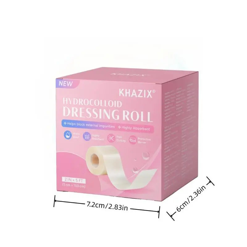 Hydrocolloid Dressing Roll 5×150cm | Cut-to-Size Waterproof Hydrocolloid Dressing Roll QXL onesize