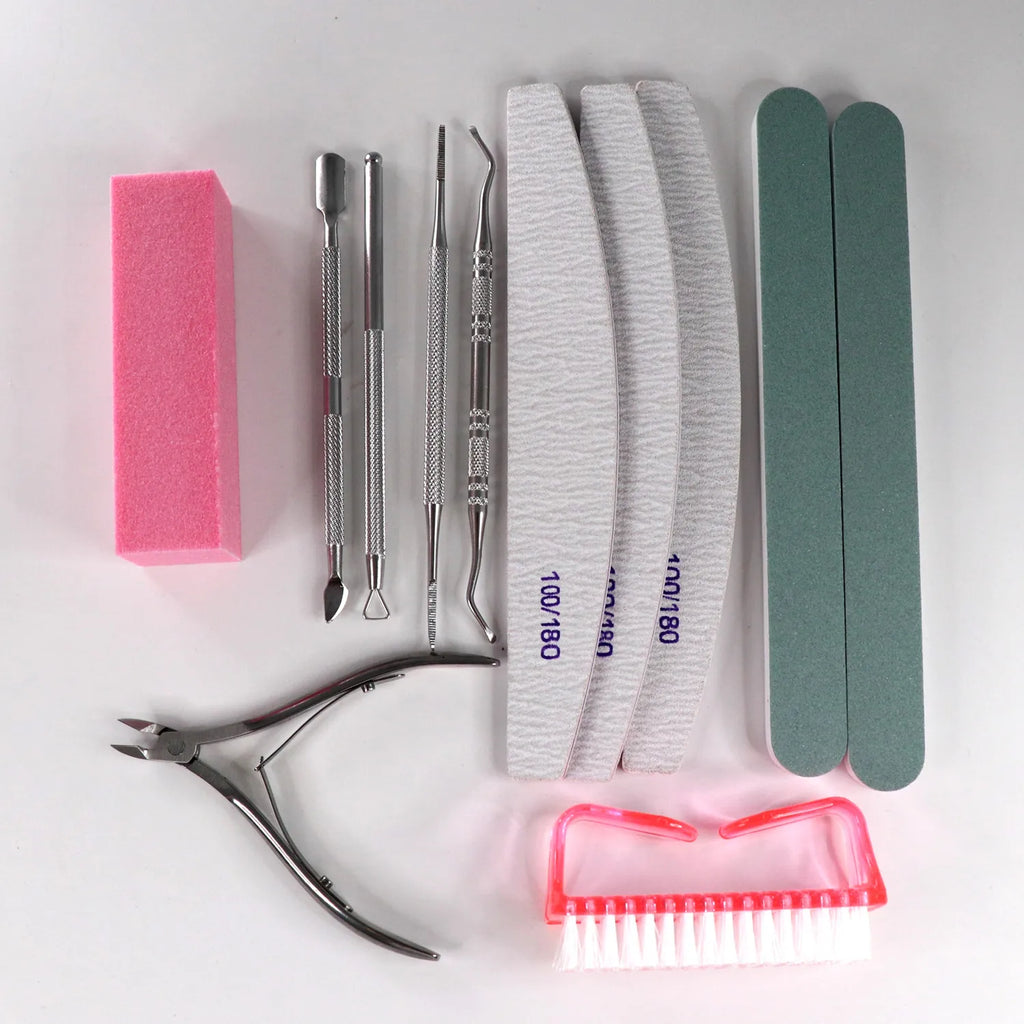 Professional Cuticle Nipper Set | Pusher, Buffer & Peeler Kit Cuticle Tool Set QXL 02