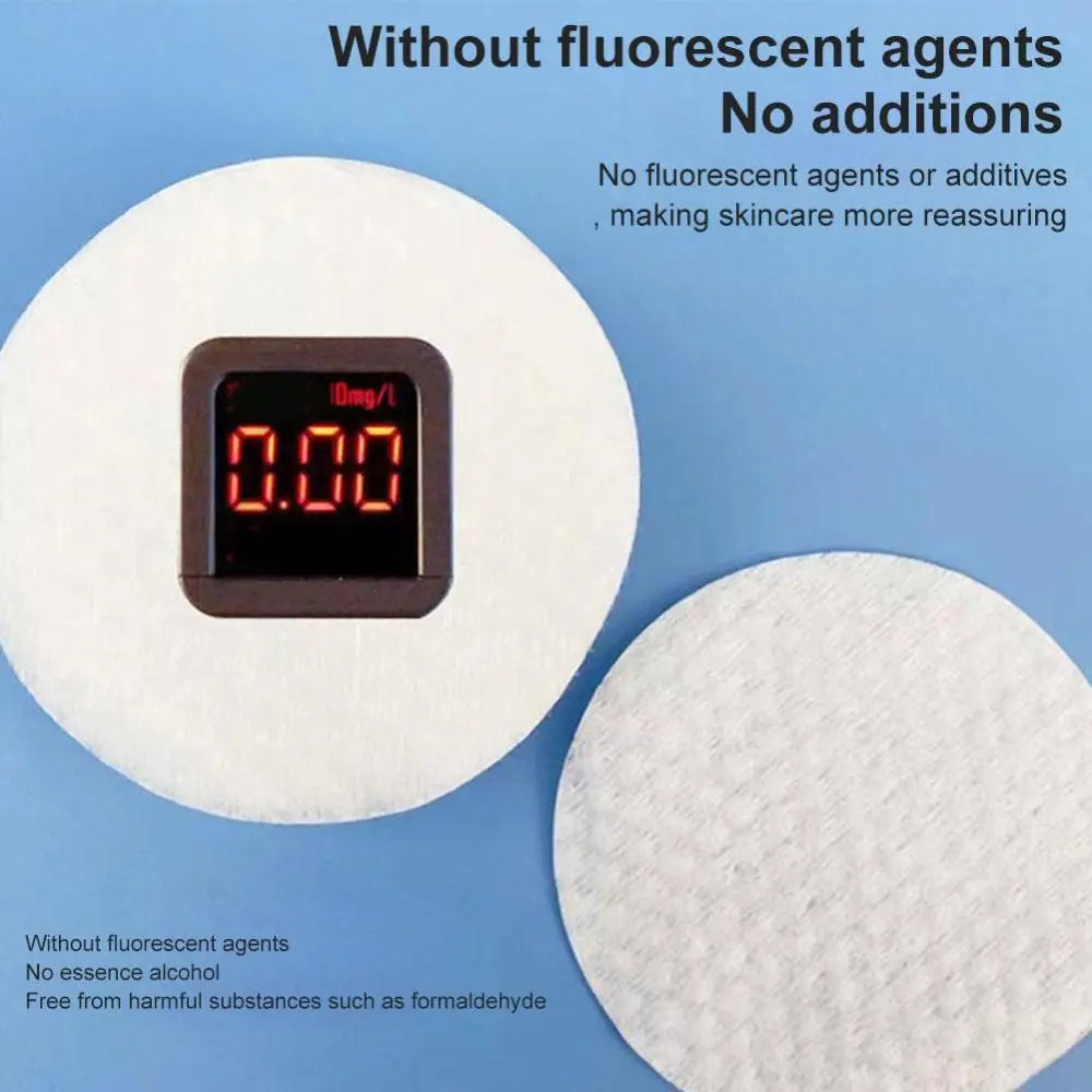 600-Pack Disposable Cotton Makeup Remover Pads | Hypoallergenic Cotton Remover Pads QXL