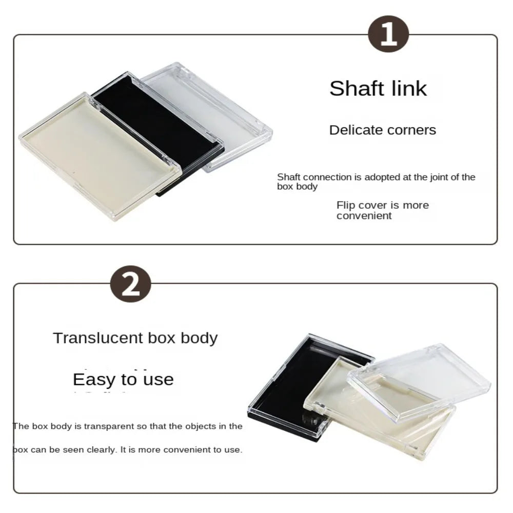 Clear Plastic False Eyelash Storage Box | Transparent Lash Case Lash Storage Case QXL