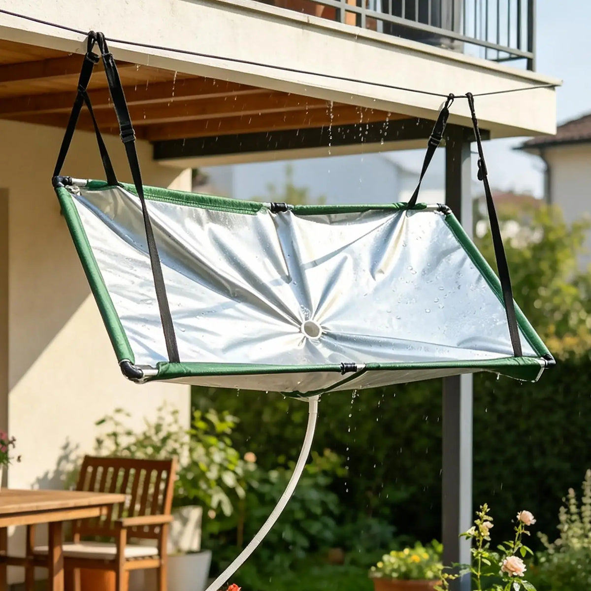 Rain Catcher with Hose & Filter | Garden Rainwater Harvester Rainwater Harvester QXL