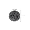 Volcanic Lava Rock Essential Oil Diffuser Stones | 26pc Bag Essential Oil Diffuser Stones QXL Black