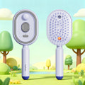 3-in-1 Electric Spray Air Cushion Comb | Scalp Massage & Oil Mist Electric Hair Brush QXL Purple