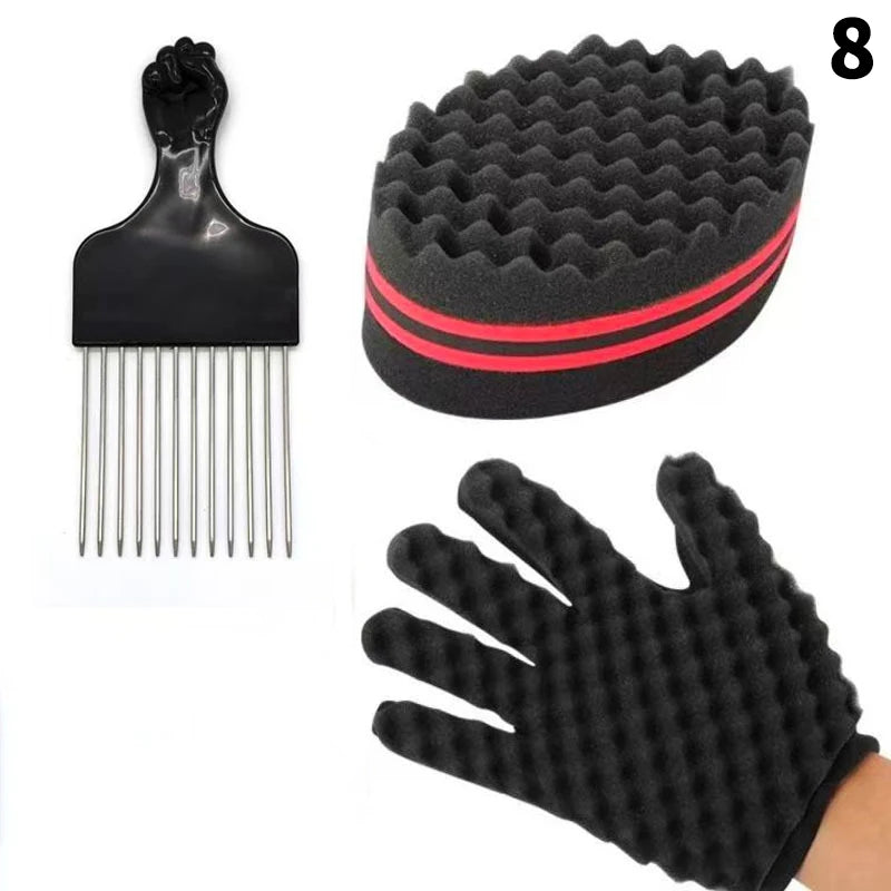 Hair Twist Sponge Brush Set | Curls, Braids & Dreadlocks Hair Twist Brush Set QXL 8