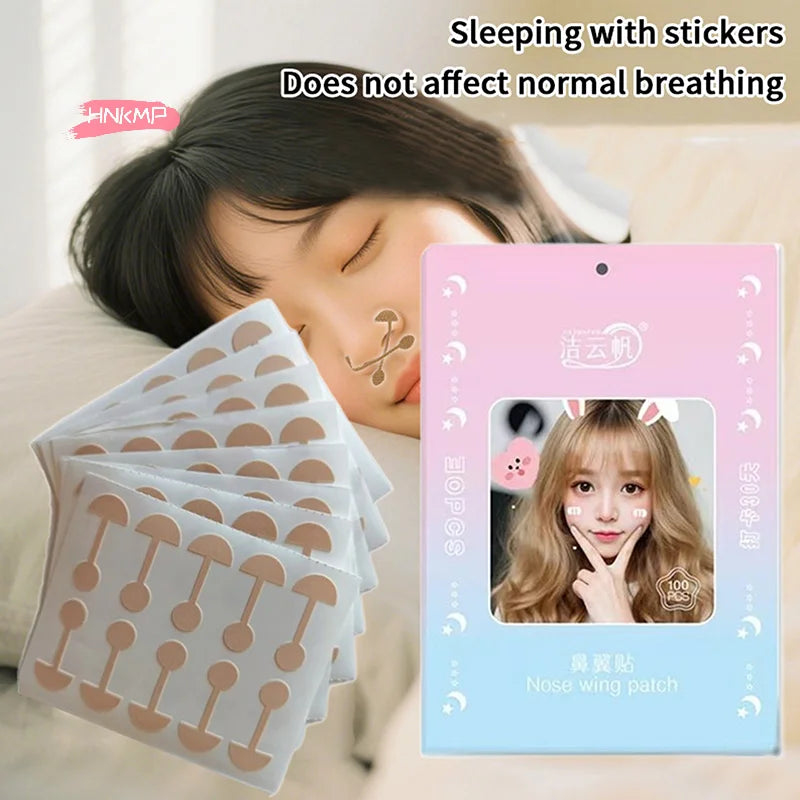 Invisible Nose Wing Slimming Patches – 50/100 Pack Face Shaping Patches QXL