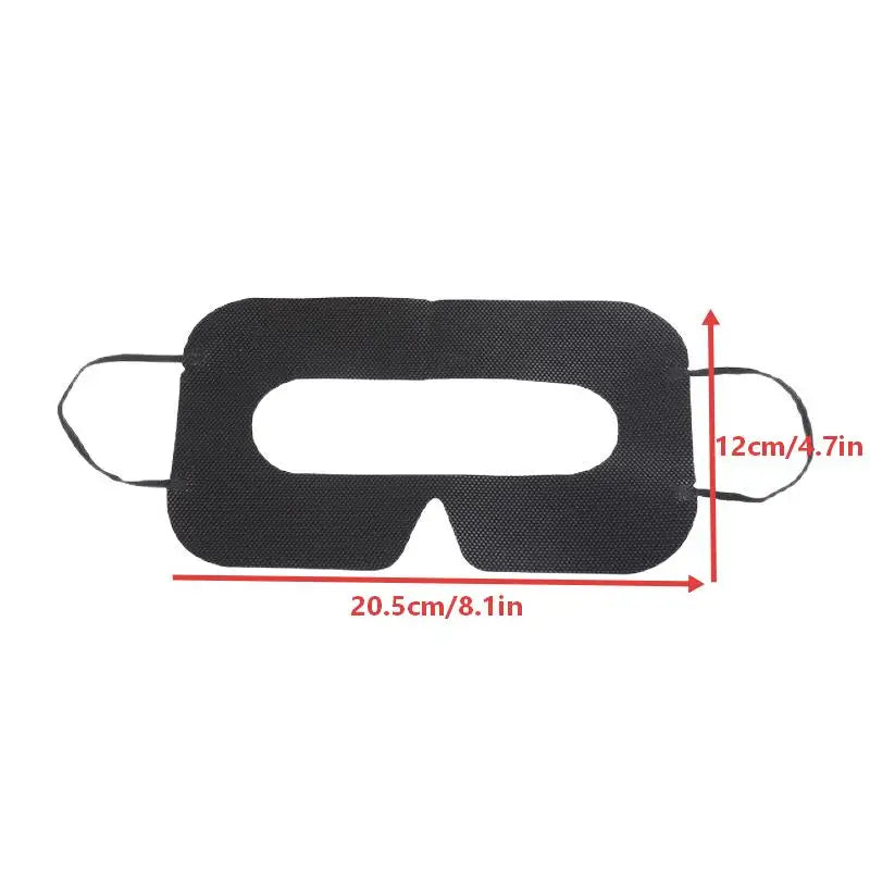 100-Pack Disposable VR Headset Eye Masks | Sweat-Proof Cover Disposable Headset Masks QXL one size
