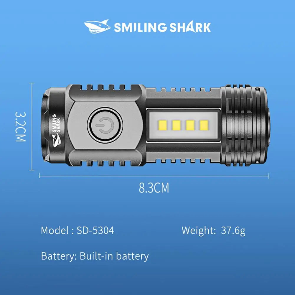 Mini 3-LED EDC Tactical Flashlight | USB Rechargeable & Clip Tactical Flashlight QXL