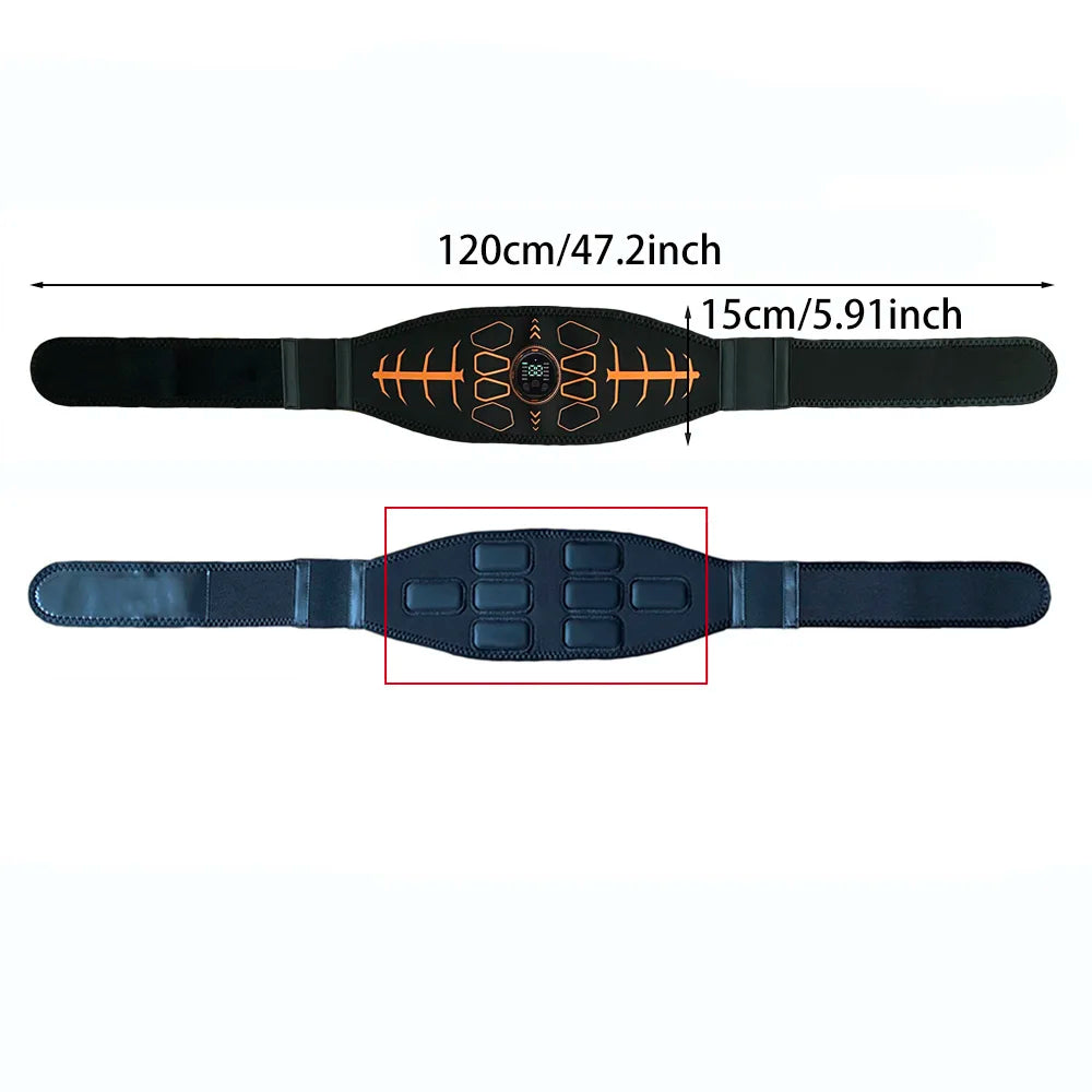 Smart EMS Abs Toning Belt | 10 Modes, USB-C Rechargeable EMS Abs Toning Belt QXL