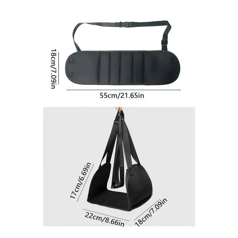 Portable Airplane Foot Hammock | Lightweight Travel Footrest Travel Foot Hammock QXL