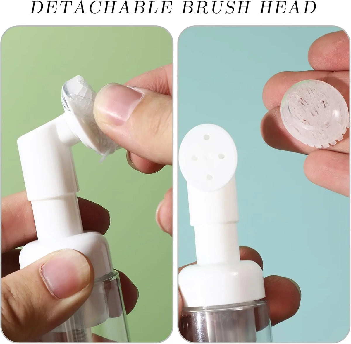 Foam Pump Dispenser Bottle & Silicone Brush | 100–200ml Foam Pump Dispenser QXL