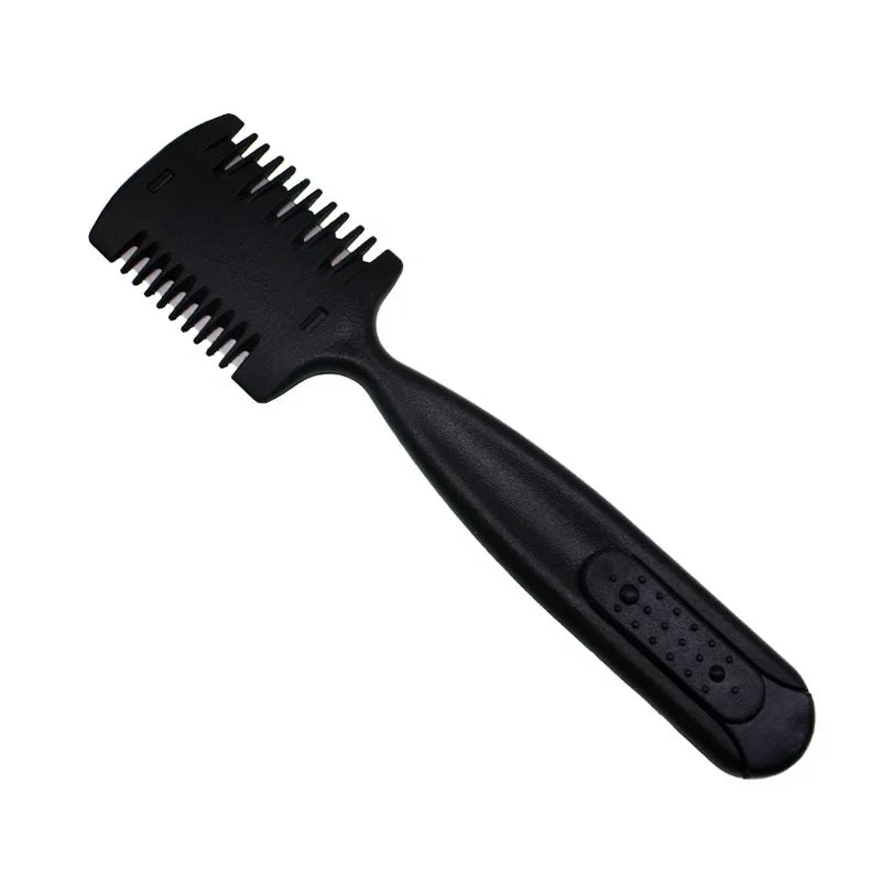 Razor Comb for Hair Thinning & Cutting | Black Handle Tool Hair Thinning Razor Comb QXL