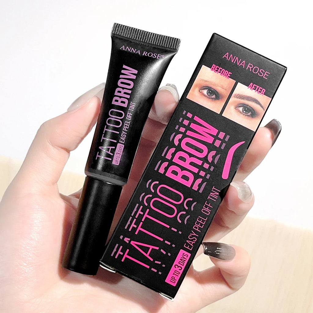 Peel-Off Brow Gel | Waterproof & Sweat-Resistant | 15ml Eyebrow Gel QXL