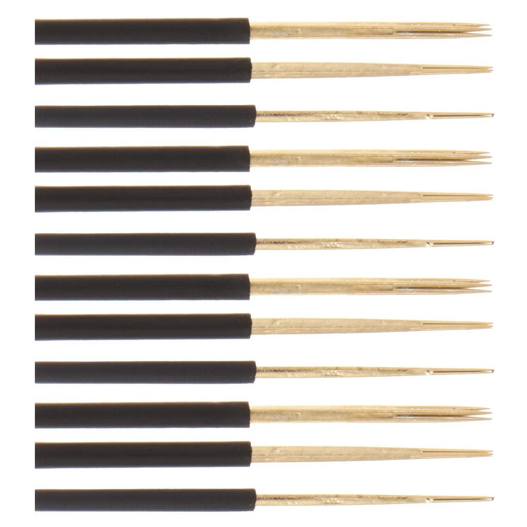 12-Pack Professional Microblading Needles – Eyebrow & Lip Kit Microblading Needle Set QXL