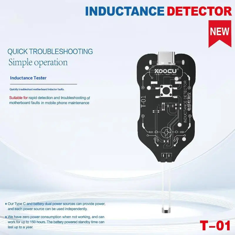 Inductance Meter for Phone Motherboard Short Circuit Repair Inductance Tester QXL