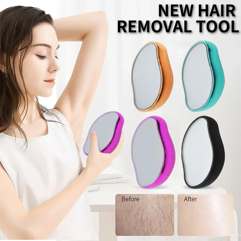 Crystal Nanoglass Hair Eraser | Reusable Body Hair Remover Manual Hair Eraser QXL