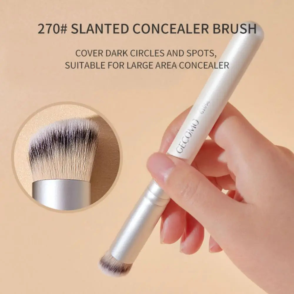 GECOMO Oblique Concealer Brush – Soft Synthetic Bristles Concealer Brush QXL