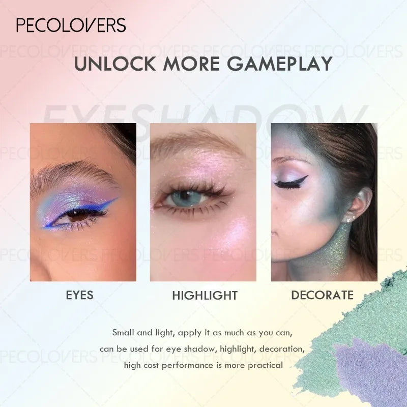 PECOLOVERS Mashed Potato Eyeshadow | Waterproof Holiday Makeup Eyeshadow QXL