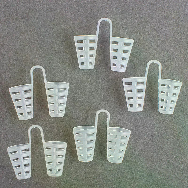 5-Pack Anti-Snoring Nasal Clips | Breathing Aid for Sleep Nasal Breathing Aid QXL