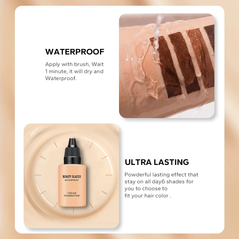 Beauty Glazed 24H HD Matte Liquid Foundation – Full Cover Liquid Foundation QXL