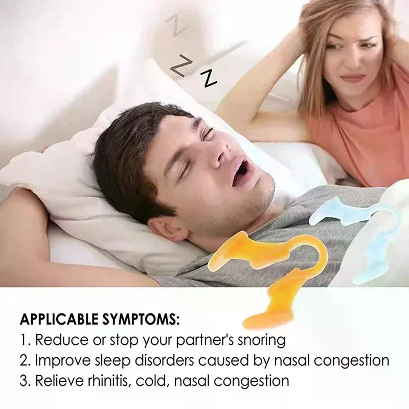 Silicone Nasal Dilator Nose Clip for Better Sleep | 2-Pack Nasal Dilator Clip QXL