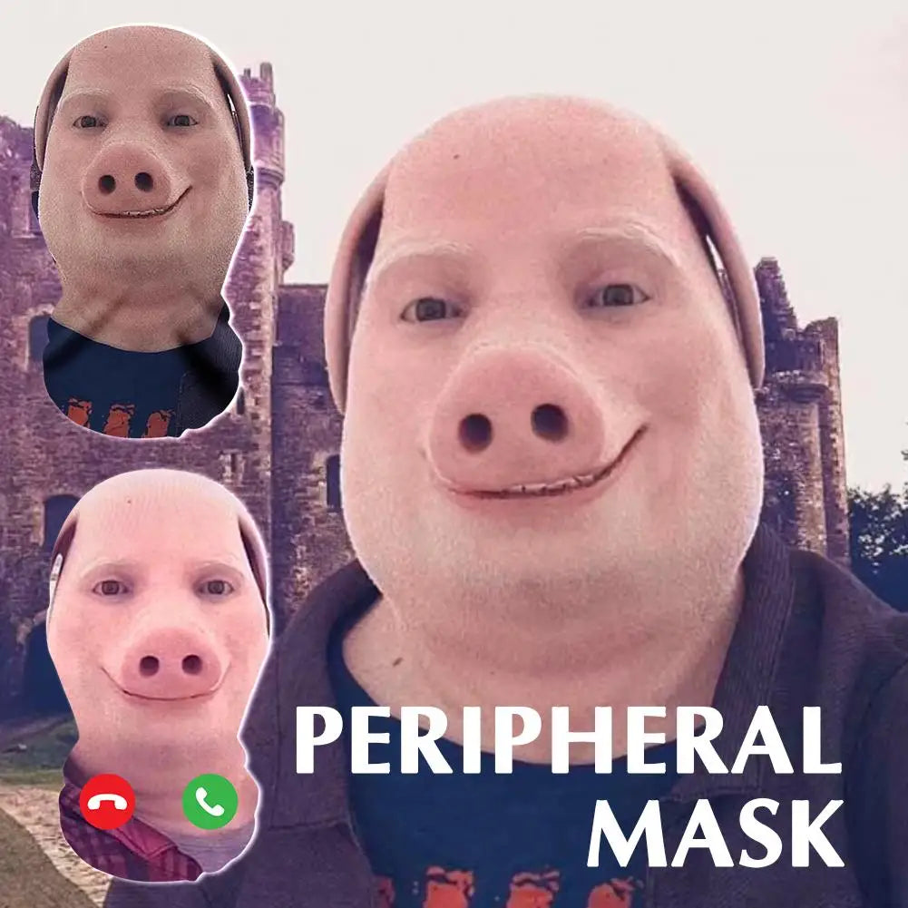 3D Printed Seamless Mask Head Cover | Cosplay Party Prop Costume Mask QXL