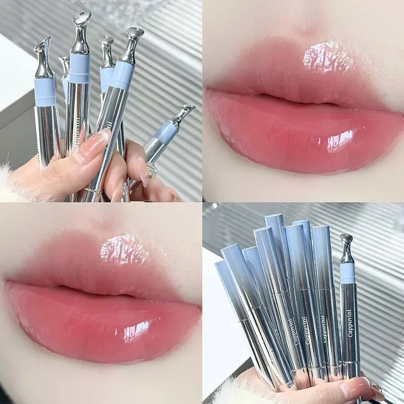 Cappuvini Mirror Jelly Lip Gloss | Glass Lip Tint & Essence Oil Jelly Lip Gloss QXL